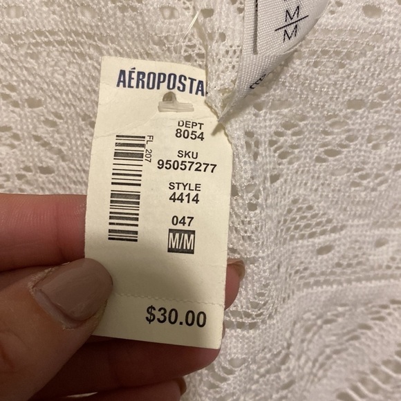 BETHANY MOTA | white Lace overlay Romper | NWT | Size M - Picture 7 of 11